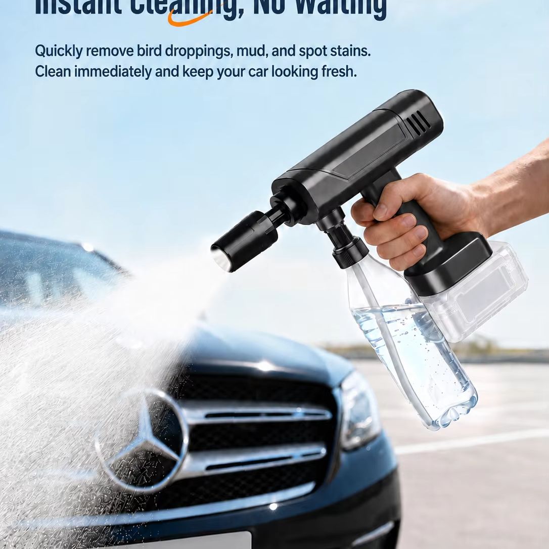 Car Shampoo Ph - مسدس ماء لاسلكي عالي الضغط محمول