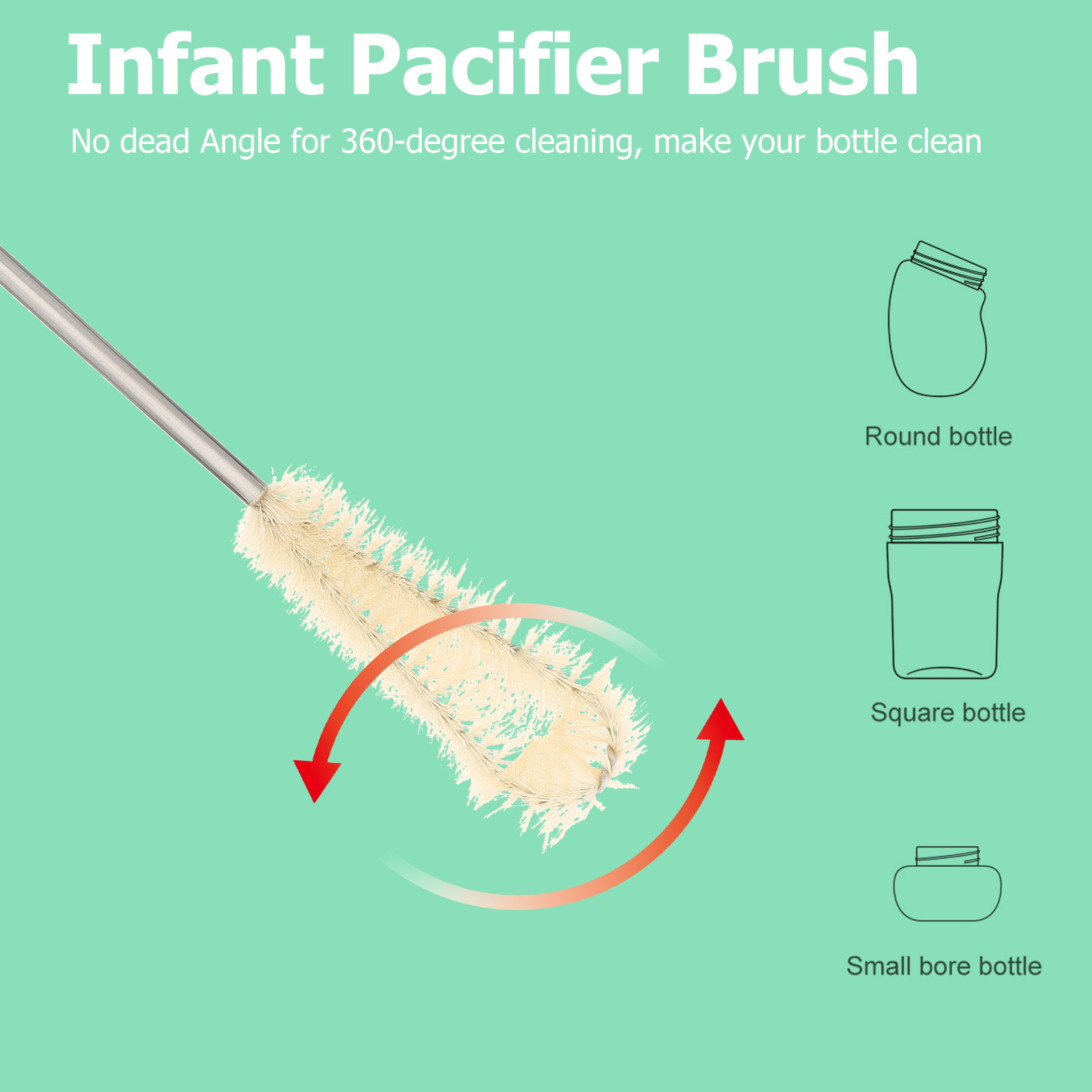 فرشاة تنظيف الأكواب والزجاجات  - مراجعة Dirt Brush Interior وسعره