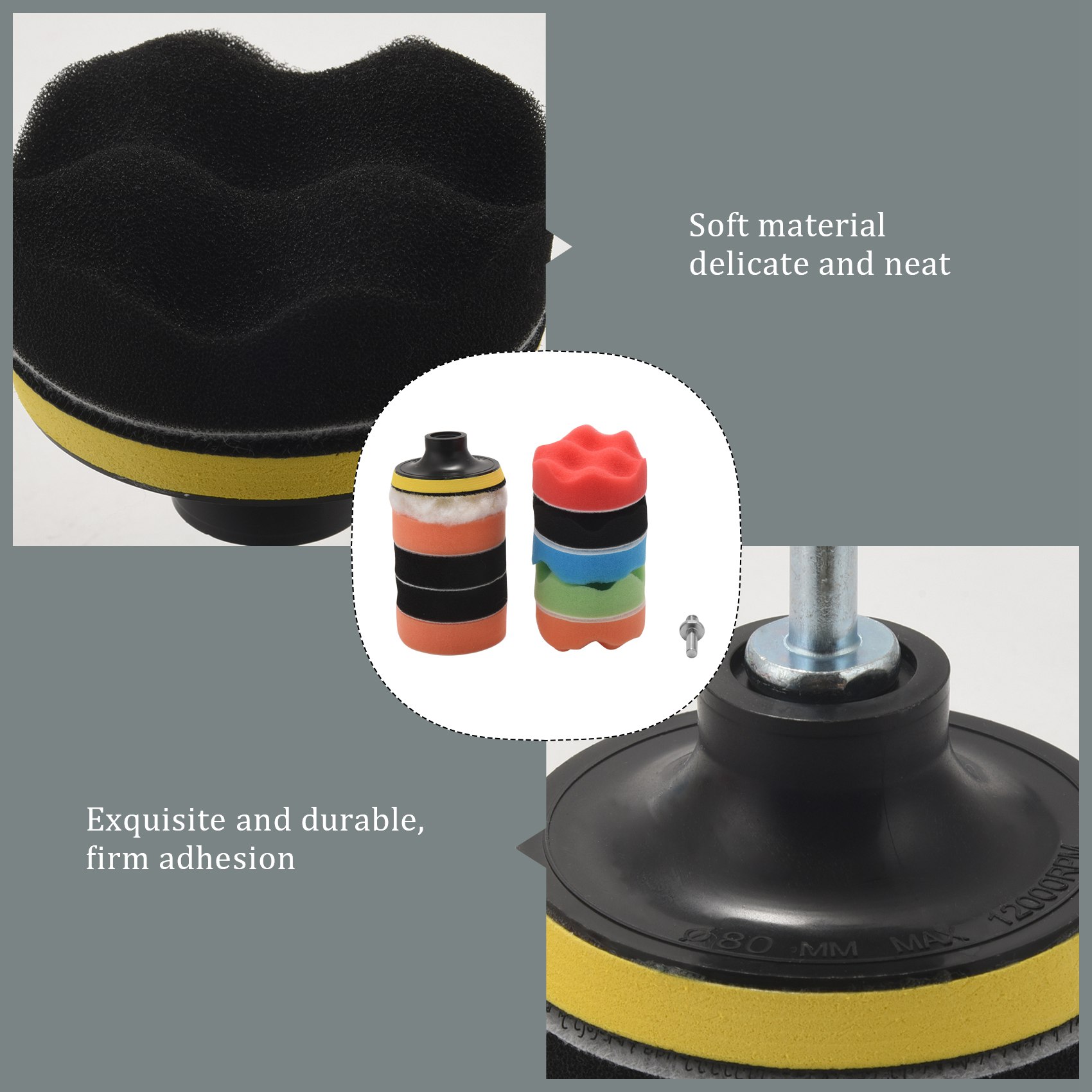مجموعة وسادات تلميع BAAG-11Pcs - مراجعة Polish Pad Set Buffer وسعره