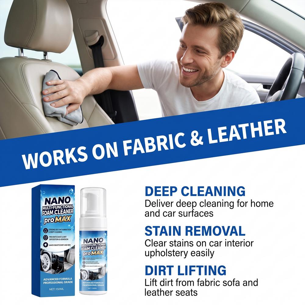 منظف رغوي لإزالة البقع العنيدة - مراجعة Seat Cleaner Fabric وسعره